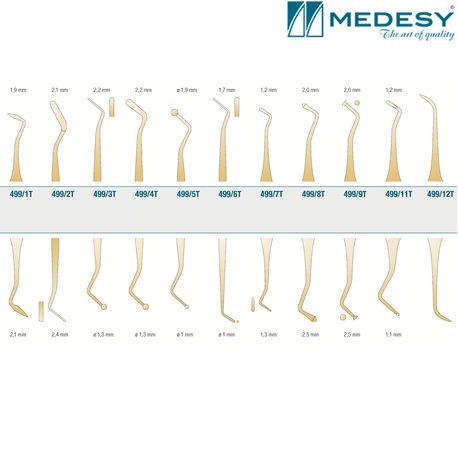Medesy Composite Instrument Titanium N. 11 #499/11T