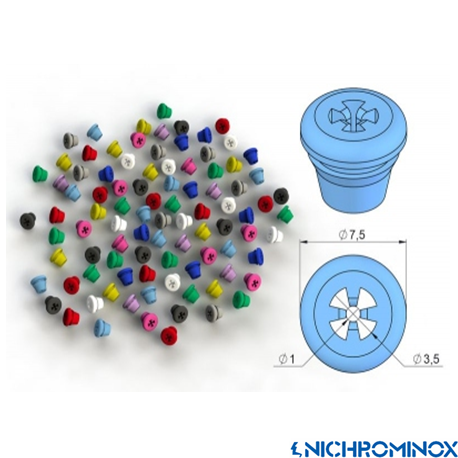 Spare Silicone Plugs for bur holder 8pieces/pack