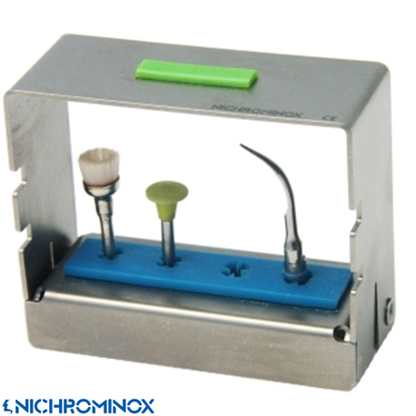 Nichrominox MultiPlug 2+2 holes holder for Bur and Scaling Tips