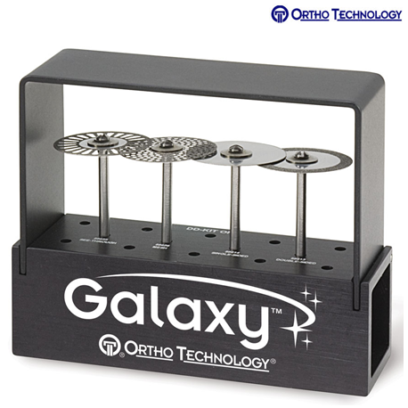 Ortho Technology Diamond Discs 22mm Intro Kit 4 Discs/Bur Block