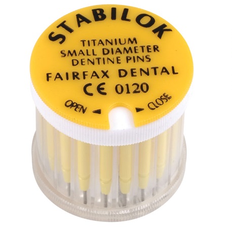 Stabilok Pin Yellow, Titanium. Size .021'' (20pcs/box)