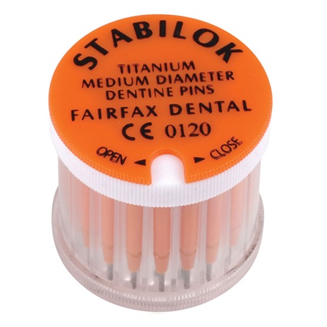 Stabilok Pin Orange, Titanium. Size .027'' (20pcs/box)